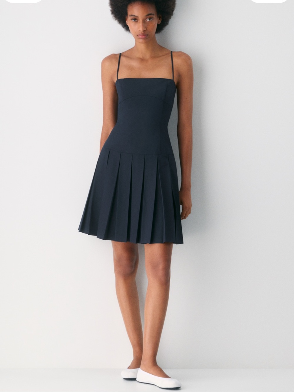 Aritzia Sunday Best Pleated Shetland dress size 0